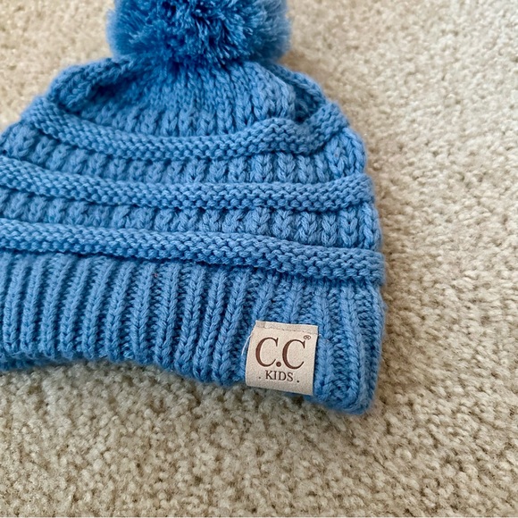 5/$25 CC Kids Blue Knit Beanie - Picture 3 of 4